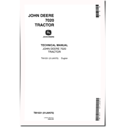 7020 Tractors Technical Manual (TM1031)