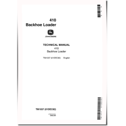 410 Backhoe Loaders Technical Manual (TM1037)