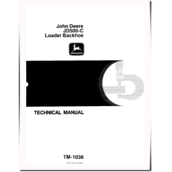 500C Backhoe Loaders Technical Manual (TM1038)