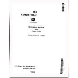 699 Cotton Pickers Technical Manual (TM1054)