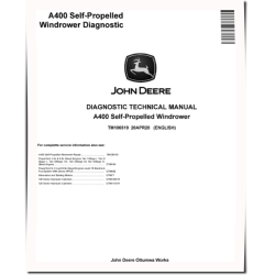 A400 Self-Propelled Windrowers Diagnostic Manual (TM106519)