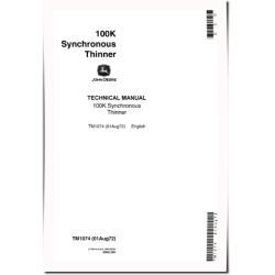 100K Synchronous Thinners Technical Manual (TM1074)