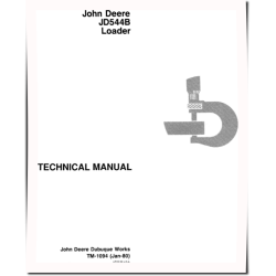 544B and JD544B Wheel Loaders Technical Manual (TM1094)