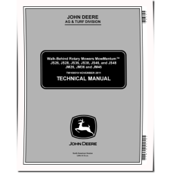 MowMentum JM26, JM36, JM46, JS26, JS28, JS36, JS38, JS46 and JS48 Walk-Behind Rotary Mowers Technical Manual (TM109519)