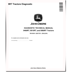 9460RT, 9510RT and 9560RT Tracked Tractors Diagnostic Manual (TM110819)