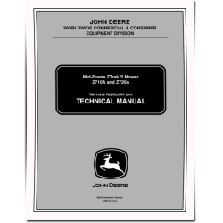 ZTrak Z710A and Z720A Zero-Turn Mowers Technical Manual (TM111019)