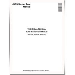 JDPS Master Tools Technical Manual (TM111119)