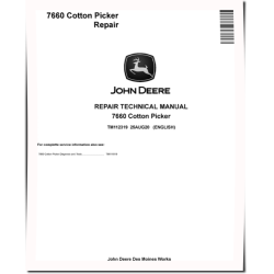 7660 Cotton Pickers Repair Manual (TM112319)