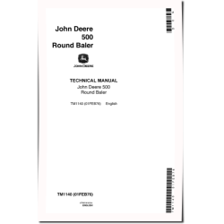 500 Round Balers Technical Manual (TM1140)