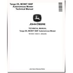 MOWiT 500F and Tango E5 Autonomous Mowers Technical Manual (TM115019)