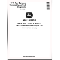 1910 (SN. from 750101) Tow Between Commodity Air Carts Diagnostic Manual (TM115119)