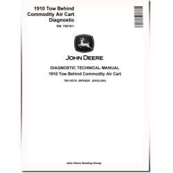 1910 Tow Behind Commodity Air Carts (SN. from 750101) Diagnostic Manual (TM115219)