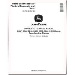 DB37, DB44, DB50, DB55, DB58, DB60 and DB120 Planters (SN: 740101-745100) Diagnostic Manual (TM116219)