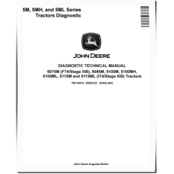 5075M (FT4/S3B), 5085M, 5100M, 5100MH, 5100ML, 5115M and 5115ML (iT3/S3B) Tractors Diagnostic Manual (TM116519)