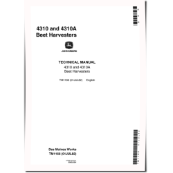 4310 and 4310A Beet Harvesters Technical Manual (TM1166)