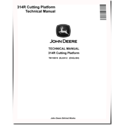 314R Cutting Platforms Technical Manual (TM116919)