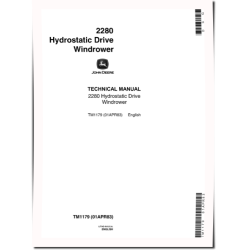 2280 Windrowers Technical Manual (TM1179)