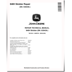 848H (SN: 630436-) Grapple Skidders Repair Manual (TM11814)