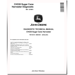 CH330 (SN. from 121901) Sugar Cane Harvesters Diagnostic Manual (TM118419)