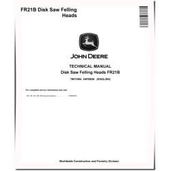 FR21B Disk Saw Felling Heads Technical Manual (TM11854)