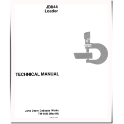 844 and JD844 Wheel Loaders Technical Manual (TM1189)
