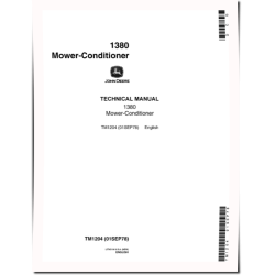 1380 Mower-Conditioners Technical Manual (TM1204)