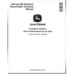 449 and 459 Standart Round Balers Technical Manual (TM121019)