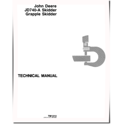 740A Skidders and 740A Grapple Skidders Technical Manual (TM1213)