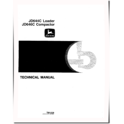 644C and JC644C Wheel Loaders Technical Manual (TM1229)