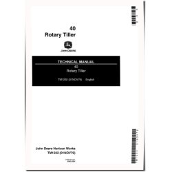 40 Rotary Tillers Technical Manual (TM1232)