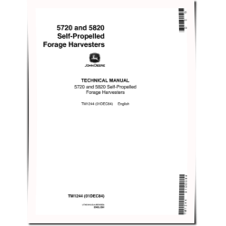 5720 and 5820 Forage Harvesters Technical Manual (TM1244)