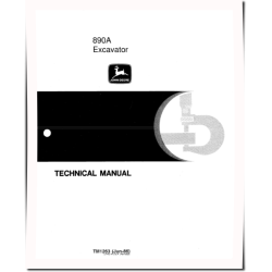 890A Crawler Excavators Technical Manual (TM1263)