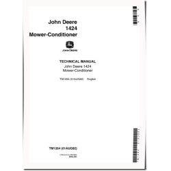 1424 Mower-Conditioners Special Instruction (TM1264)