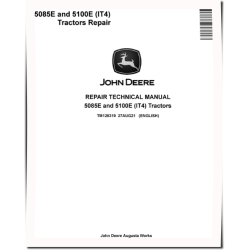 5085E and 5100E iT4 Tractors Repair Manual (TM128319)