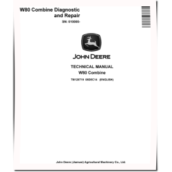 W80 (SN. from 010000) Combines Technical Manual (TM128719)