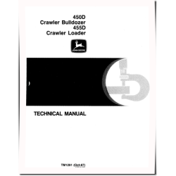 450D Crawler Dozers and 455D Crawler Loaders Technical Manual (TM1291)