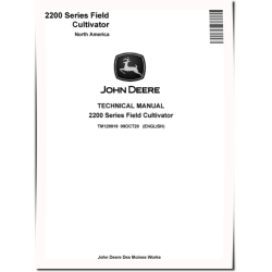 2210, 2230 Floating Hitch and 2230 Level-Lift Field Cultivators (North American Edition) Technical Manual (TM129919)