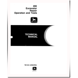 490 Crawler Excavators Operation and Test Manual (TM1302)