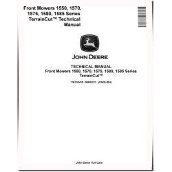 TerrainCut 1550, 1570, 1575, 1580 and 1585 Front Mowers Technical Manual (TM130419)