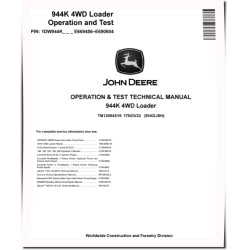 944K (SN: E669456-690604) 4WD Loaders Operation and Test Manual (TM13094X19)