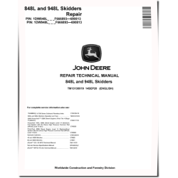 848L and 948L (SN. F666893—690813) Grapple Skidders Repair Manual (TM13138X19)