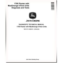 1795 Planters with MaxEmerge 5 Row Units (SN. from 760101) Diagnostic Manual (TM131719)