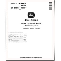 350GLC (SN. from C808001, D808001) Crawler Excavators Repair Manual (TM13197X19)