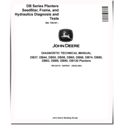 DB120, DB37, DB44, DB55, DB58, DB60, DB66, DB74, DB80, DB83, DB88, DB90 Planters (SN.from 755101) Diagnostic Manual (TM132119)