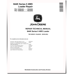 844K-II (SN. from C664096, D664096) 4WD Loaders Repair Manual (TM13229X19)