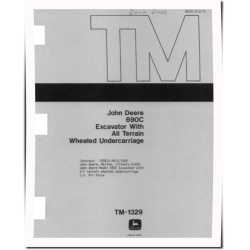 690CR Excavators with All Terrain Wheeled Undercarriage Technical Manual (TM1329)