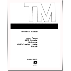 450E Crawler Dozers and 455E Crawler Loaders Repair Manual (TM1330RE)