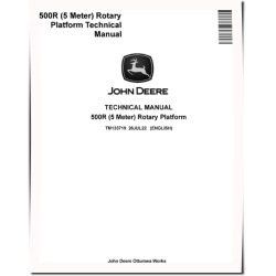 500R (5 Meter) Rotary Platforms Technical Manual (TM133719)
