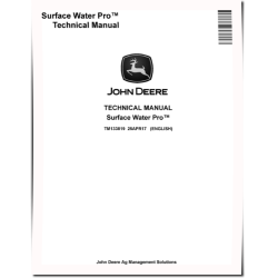 Surface Water Pro™ System Technical Manual (TM133819)