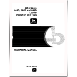 444D, 544D and 644D Wheel Loaders Operation and Test Manual (TM1341OP)